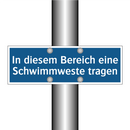 In diesem Bereich eine Schwimmweste tragen