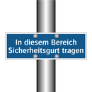 In diesem Bereich Sicherheitsgurt tragen