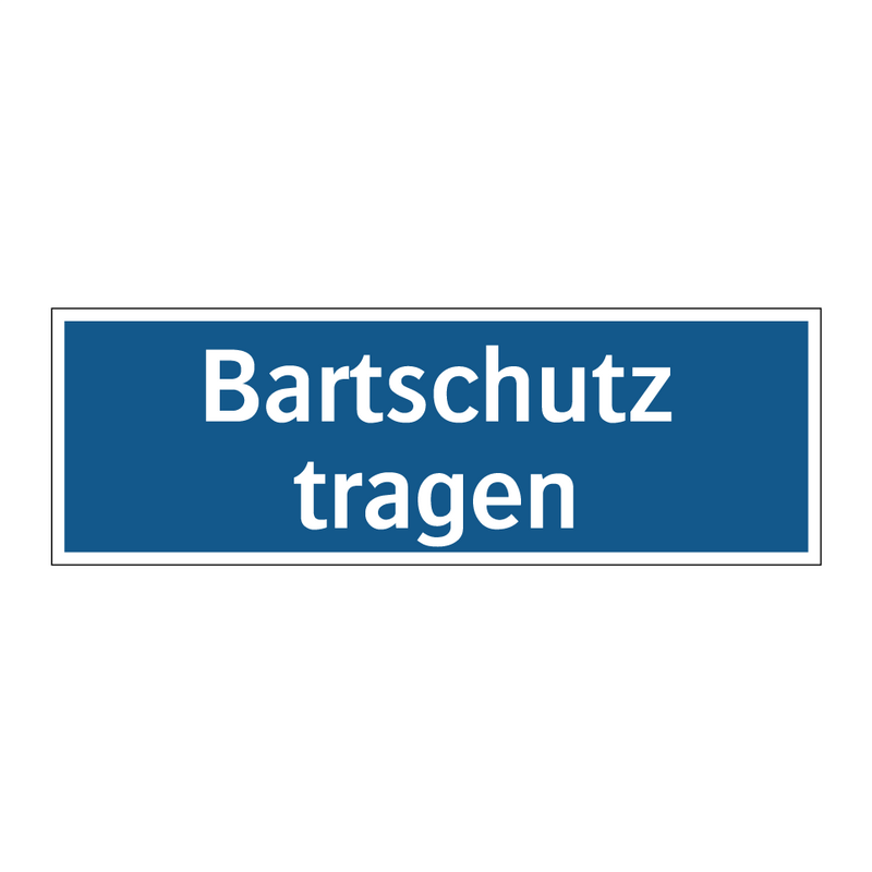 Bartschutz tragen