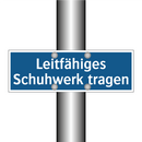 Leitfähiges Schuhwerk tragen