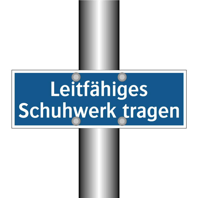 Leitfähiges Schuhwerk tragen