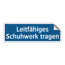 Leitfähiges Schuhwerk tragen