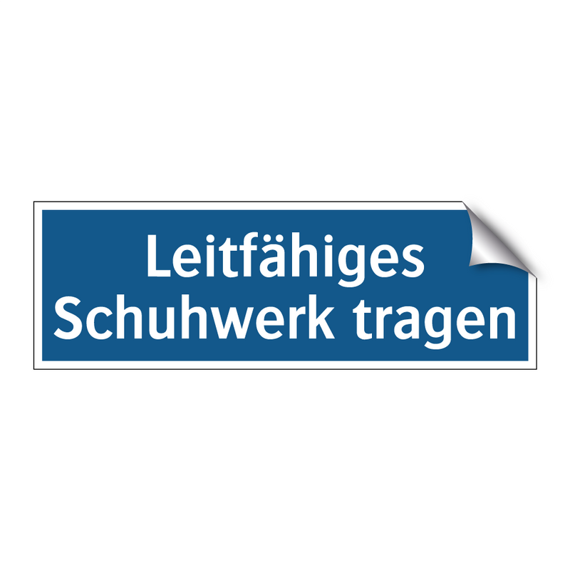 Leitfähiges Schuhwerk tragen