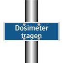 Dosimeter tragen