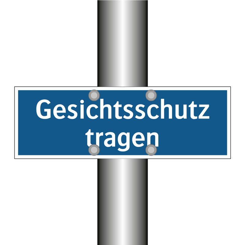 Gesichtsschutz tragen