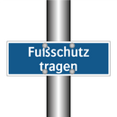 Fußschutz tragen