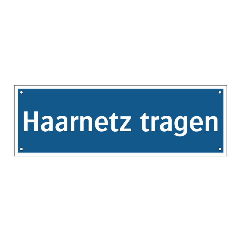 Haarnetz tragen