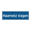 Haarnetz tragen