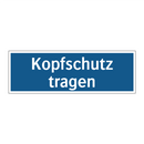 Kopfschutz tragen