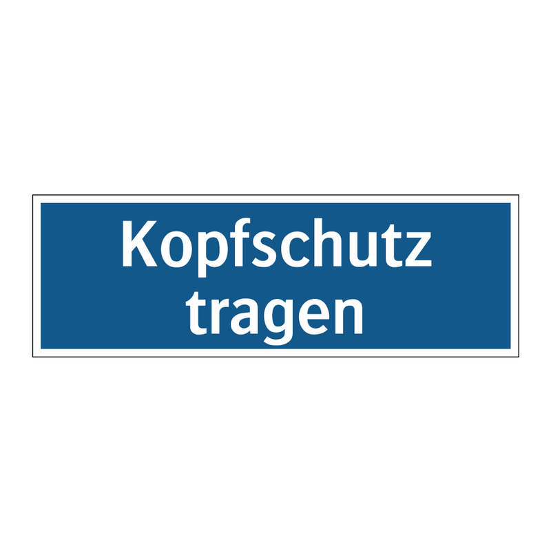 Kopfschutz tragen