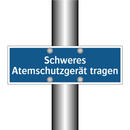 Schweres Atemschutzgerät tragen