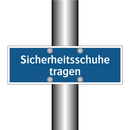 Sicherheitsschuhe tragen