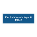 Partikelatemschutzgerät tragen