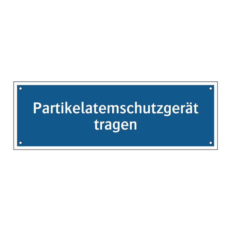 Partikelatemschutzgerät tragen
