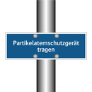 Partikelatemschutzgerät tragen
