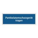 Partikelatemschutzgerät tragen
