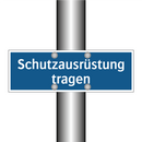 Schutzausrüstung tragen