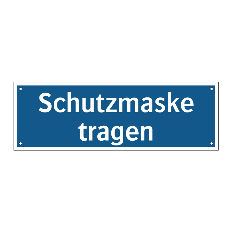 Schutzmaske tragen