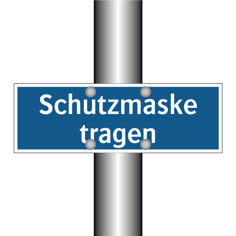 Schutzmaske tragen