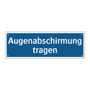 Augenabschirmung tragen