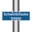 Schweißmaske tragen
