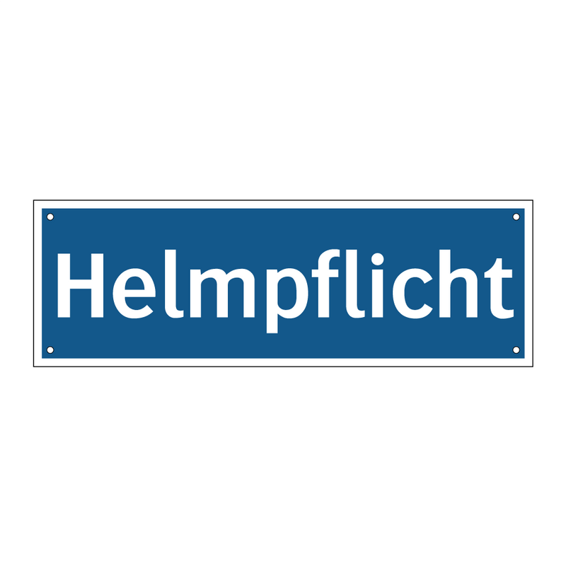 Helmpflicht