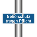 Gehörschutz tragen Pflicht