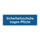 Sicherheitsschuhe tragen Pflicht