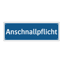 Anschnallpflicht