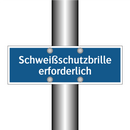Schweißschutzbrille erforderlich