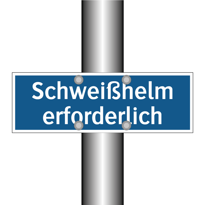 Schweißhelm erforderlich