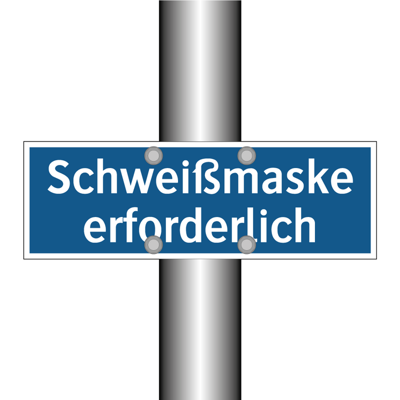 Schweißmaske erforderlich