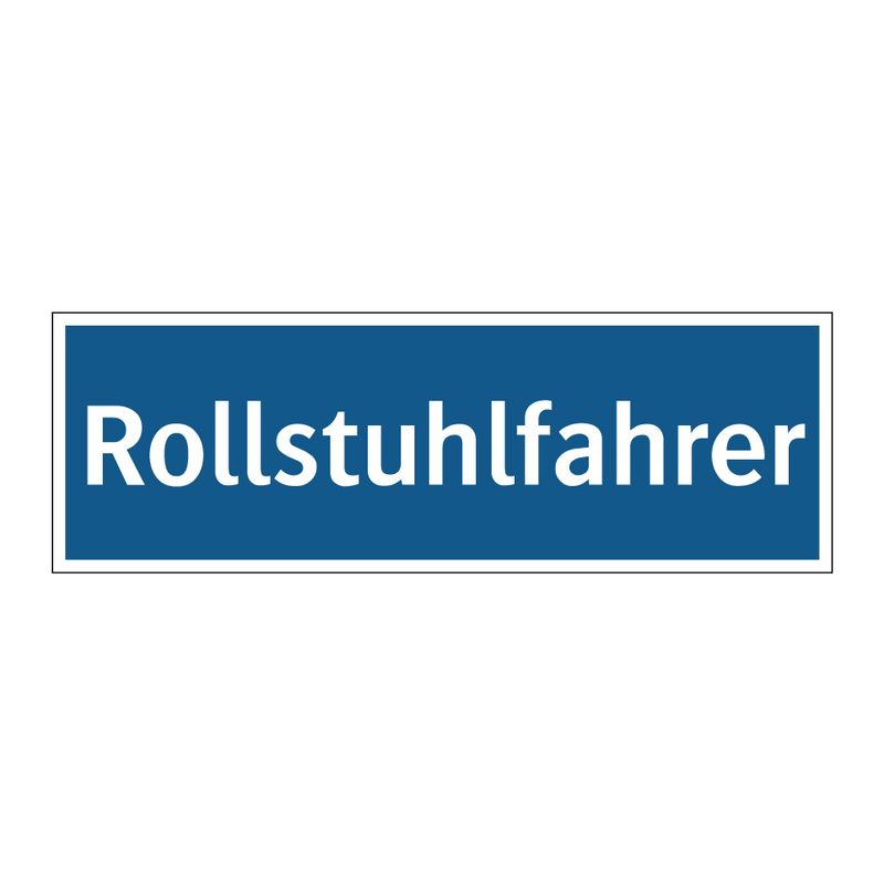 Rollstuhlfahrer