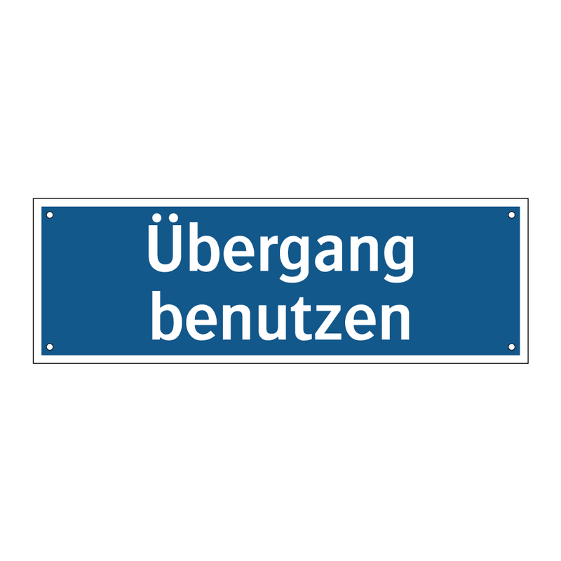 Übergang benutzen