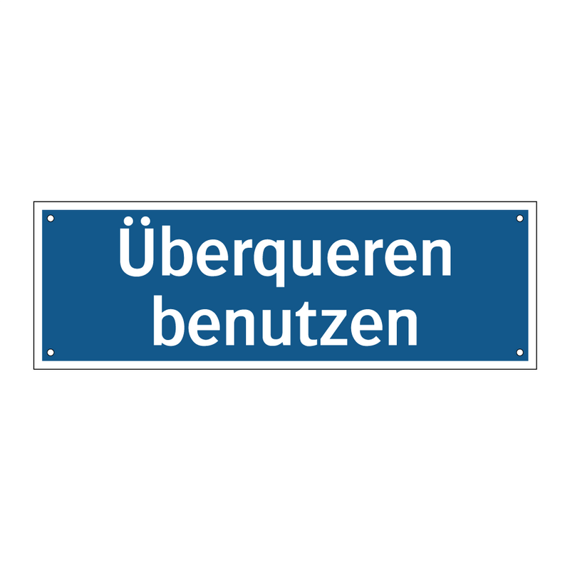 Überqueren benutzen