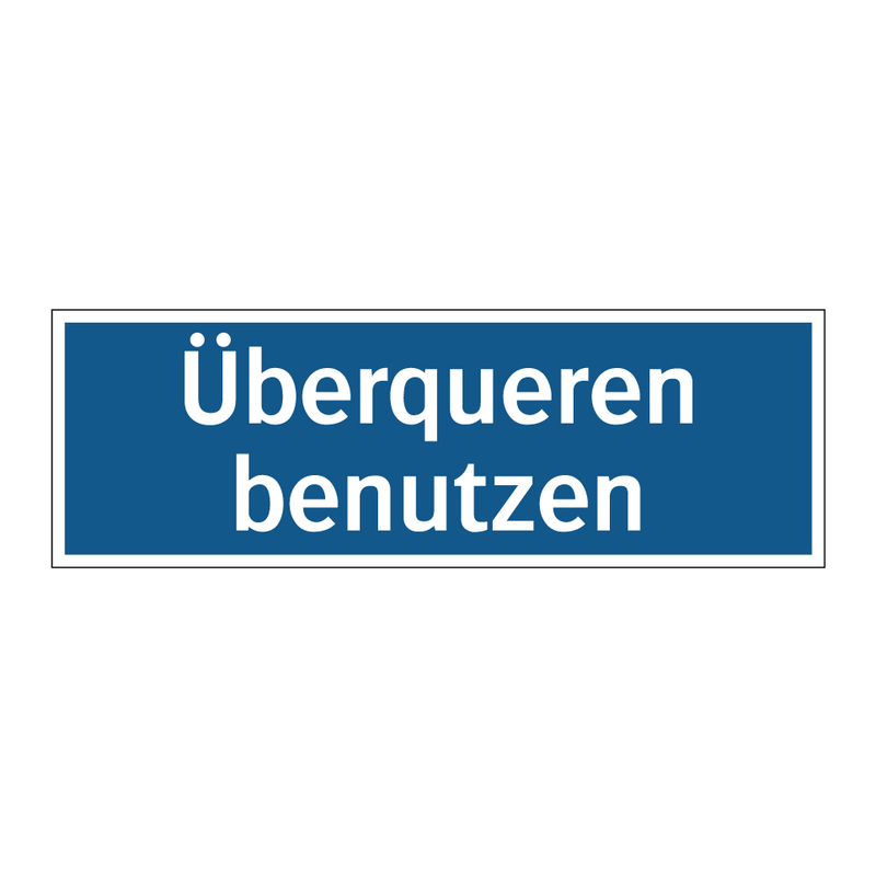 Überqueren benutzen