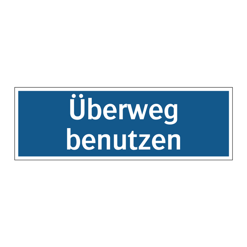 Überweg benutzen