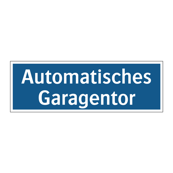 Automatisches Garagentor