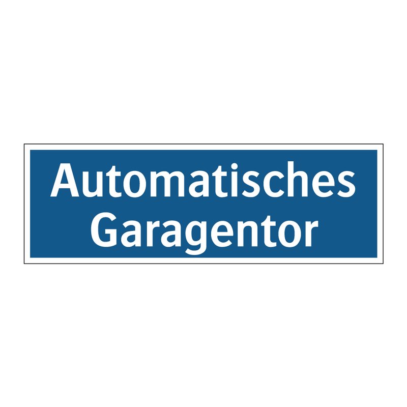 Automatisches Garagentor
