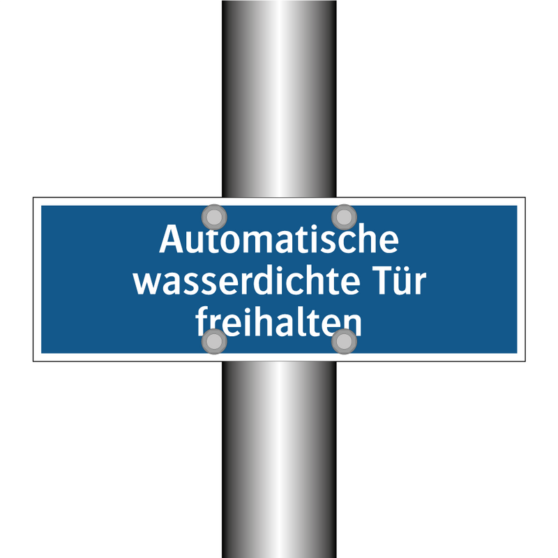 Automatische wasserdichte Tür freihalten