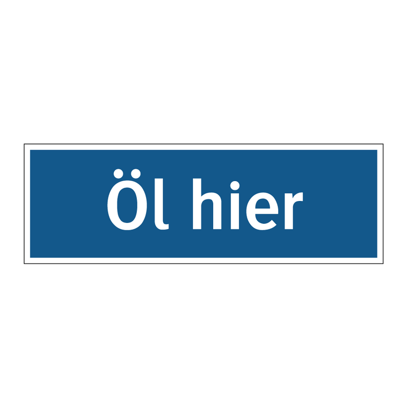 Öl hier