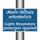 (Atem-)Schutz erforderlich - (Light) Respiratory protection /.../