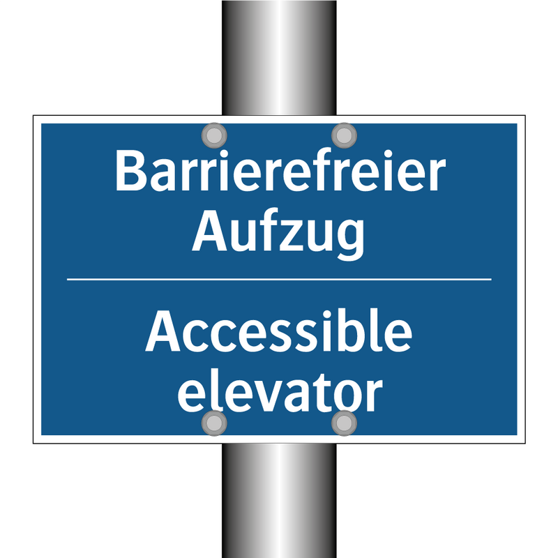 Barrierefreier Aufzug - Accessible elevator
