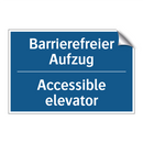 Barrierefreier Aufzug - Accessible elevator