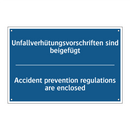 Unfallverhütungsvorschriften sind /.../ - Accident prevention regulations /.../