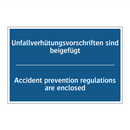 Unfallverhütungsvorschriften sind /.../ - Accident prevention regulations /.../