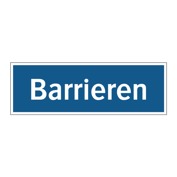 Barrieren