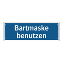 Bartmaske benutzen