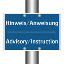 Hinweis/Anweisung - Advisory/Instruction