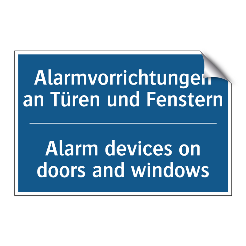 Alarmvorrichtungen an Türen und /.../ - Alarm devices on doors and windows/.../